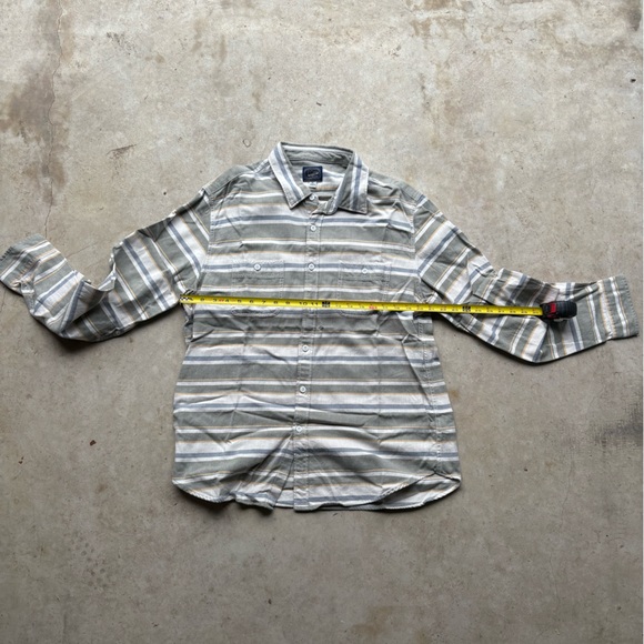 J.Crew striped green button up shirt - Picture 5 of 5